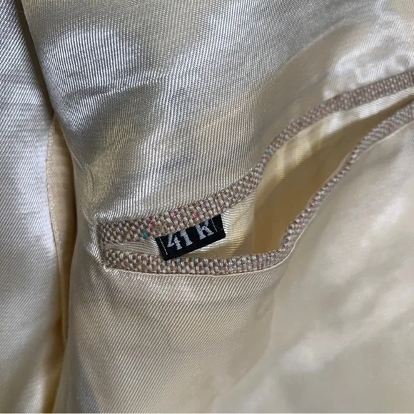 Mens Tan Blazer Jacket Size 41R - Picture 12 of 14